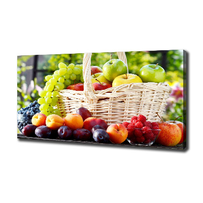 Quadro stampa su tela Cesto di frutta