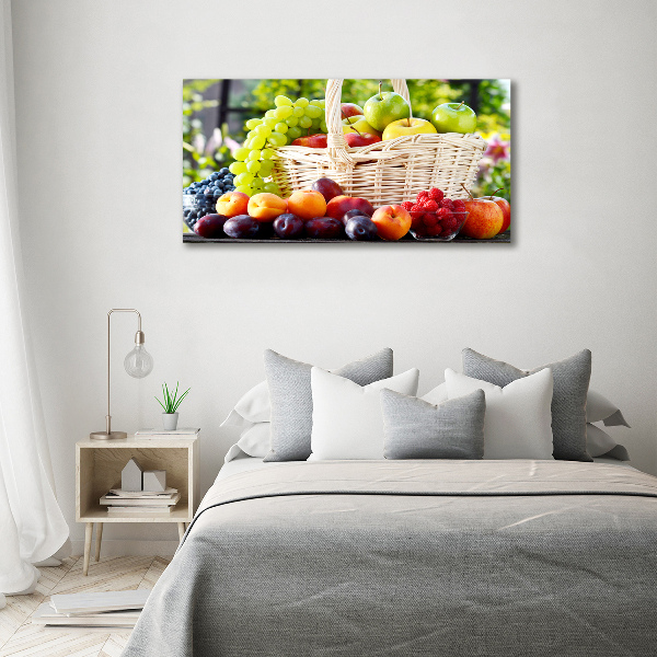 Quadro stampa su tela Cesto di frutta