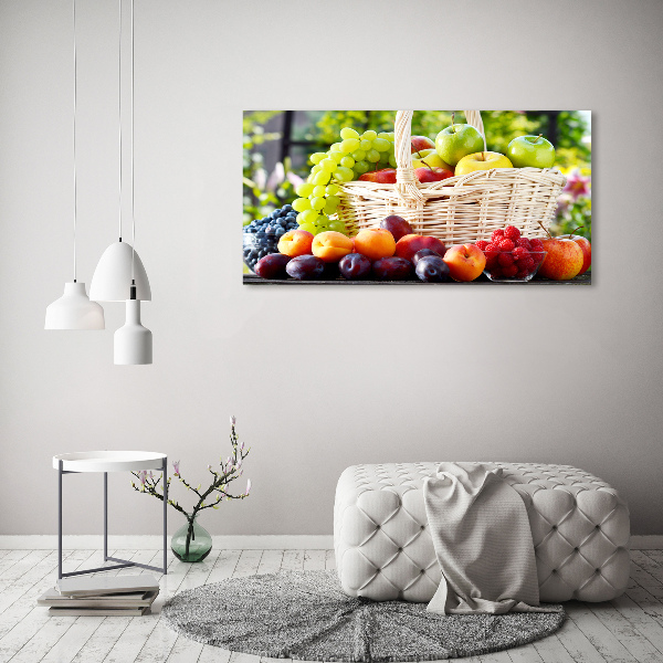 Quadro stampa su tela Cesto di frutta