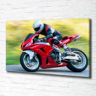 Foto quadro su tela Motocicletta