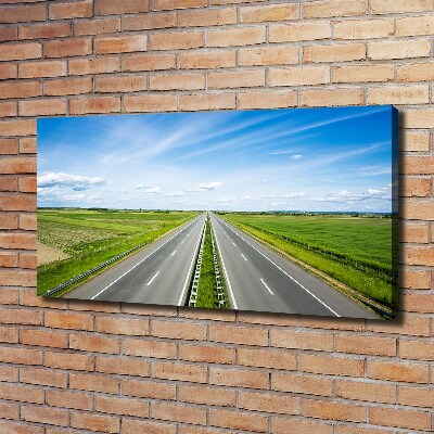 Quadro stampa su tela Autostrada