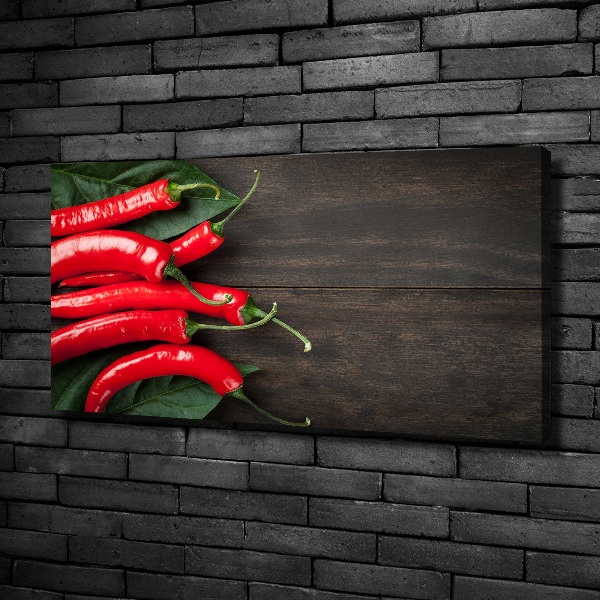 Foto quadro su tela Peperoncini