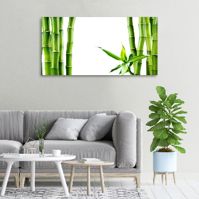 Quadro stampa su tela Bambù