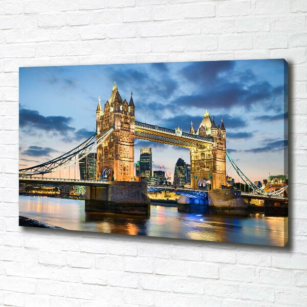 Foto quadro su tela Tower Bridge di Londra