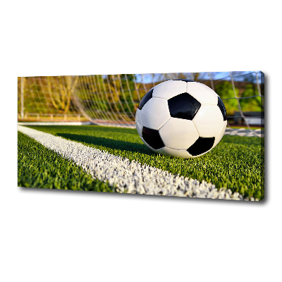 Quadro su tela La palla è in porta