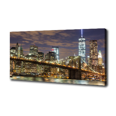 Quadro stampa su tela Ponte di Brooklyn