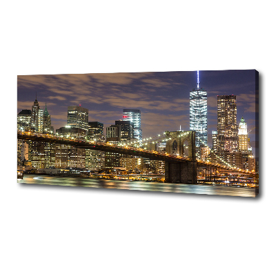 Quadro stampa su tela Ponte di Brooklyn