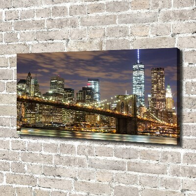 Quadro stampa su tela Ponte di Brooklyn