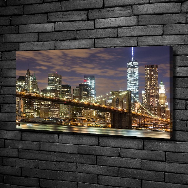Quadro stampa su tela Ponte di Brooklyn
