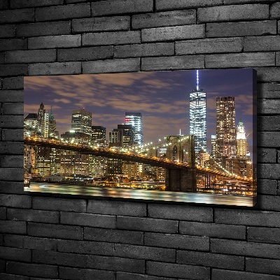 Quadro stampa su tela Ponte di Brooklyn