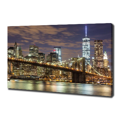 Quadro stampa su tela Ponte di Brooklyn