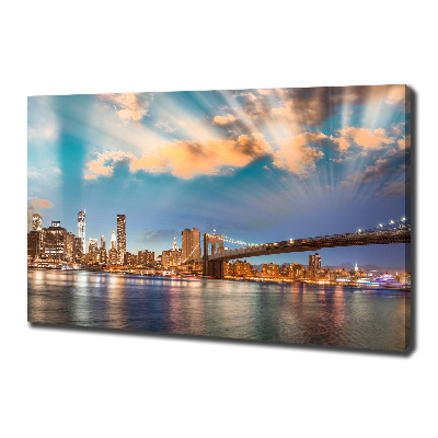 Foto quadro su tela Ponte di Brooklyn