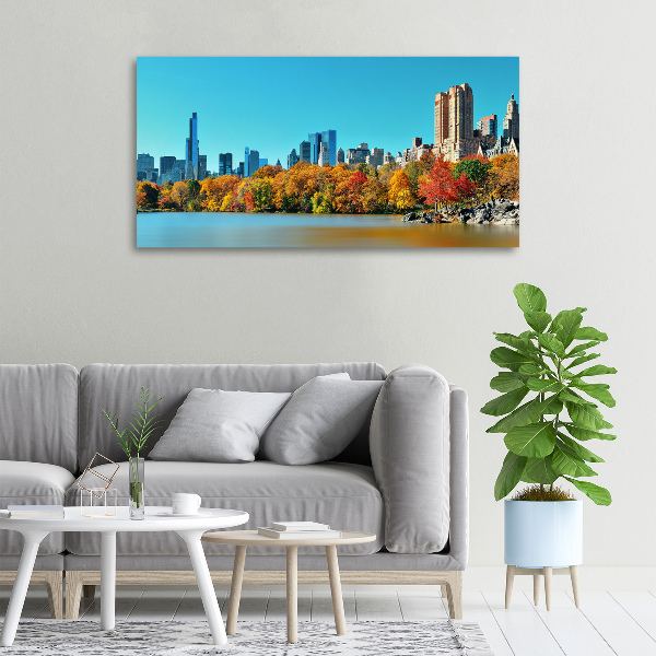 Quadro su tela New York in autunno