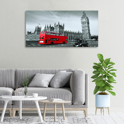 Quadro su tela Autobus di Londra