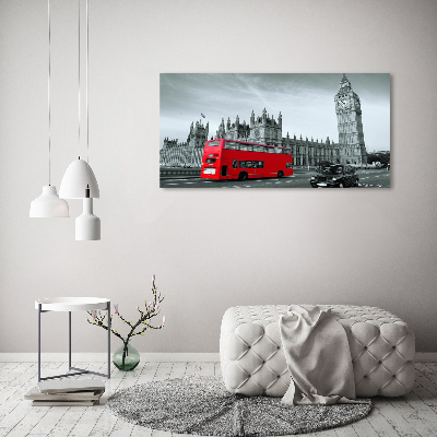 Quadro su tela Autobus di Londra