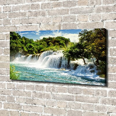 Quadro stampa su tela Cascata di Krka