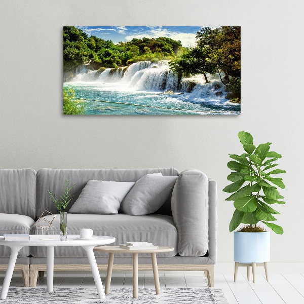 Quadro stampa su tela Cascata di Krka