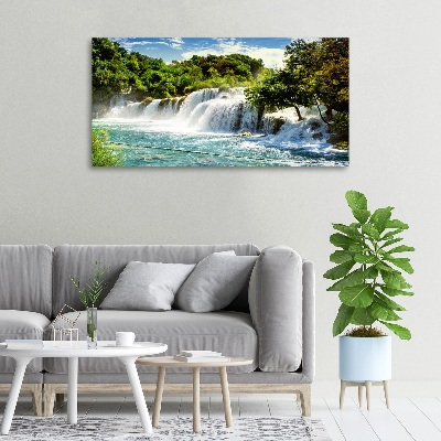 Quadro stampa su tela Cascata di Krka