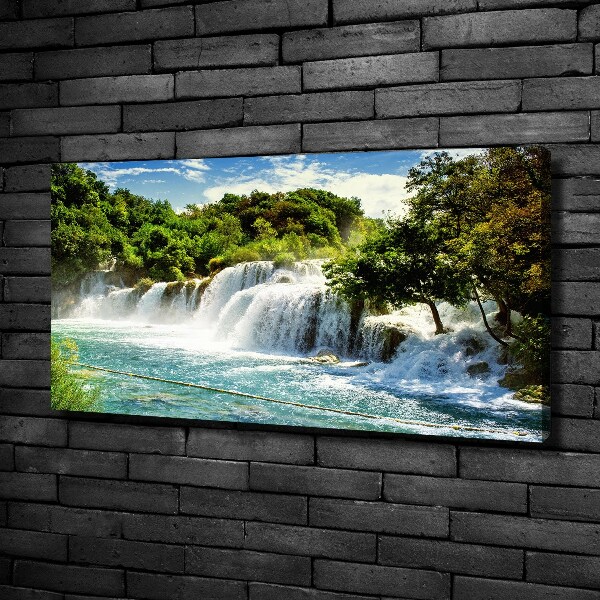 Quadro stampa su tela Cascata di Krka
