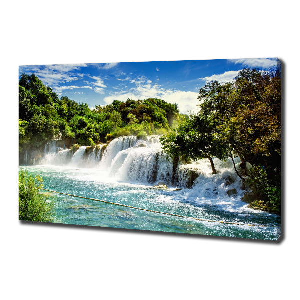 Quadro stampa su tela Cascata di Krka