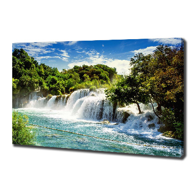 Quadro stampa su tela Cascata di Krka