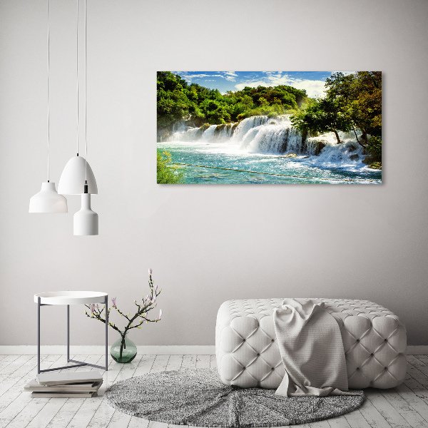 Quadro stampa su tela Cascata di Krka