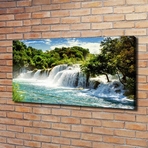 Quadro stampa su tela Cascata di Krka