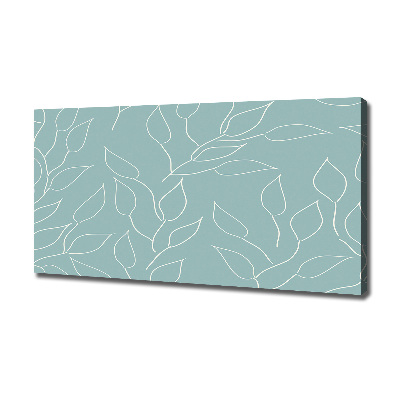 Foto quadro su tela Motivo a foglie