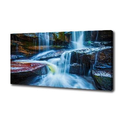 Foto quadro su tela Cascata tropicale