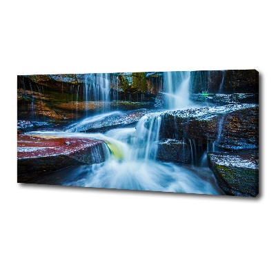 Foto quadro su tela Cascata tropicale