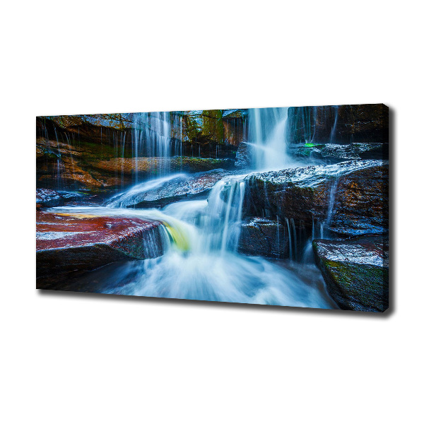 Foto quadro su tela Cascata tropicale