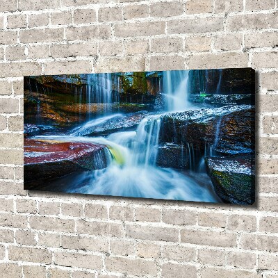 Foto quadro su tela Cascata tropicale