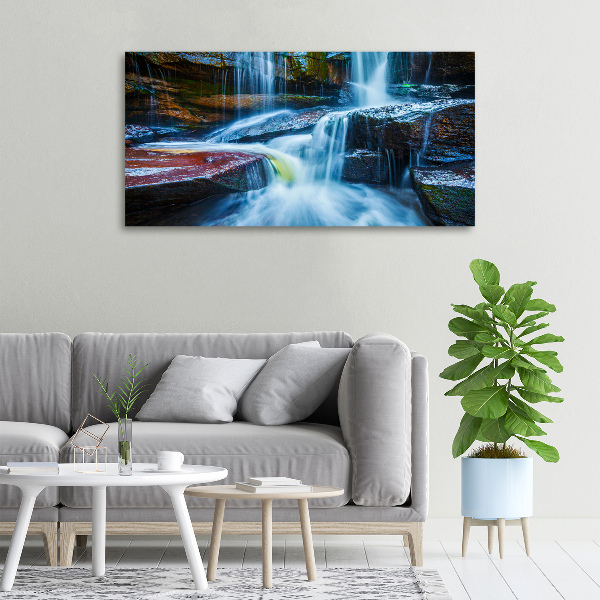Foto quadro su tela Cascata tropicale