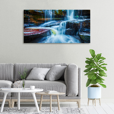 Foto quadro su tela Cascata tropicale