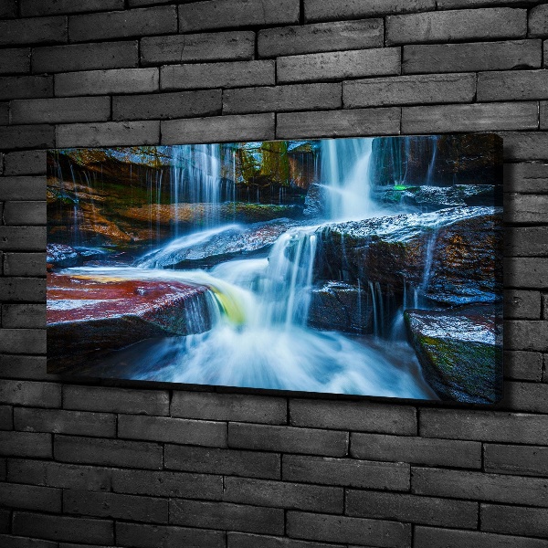 Foto quadro su tela Cascata tropicale