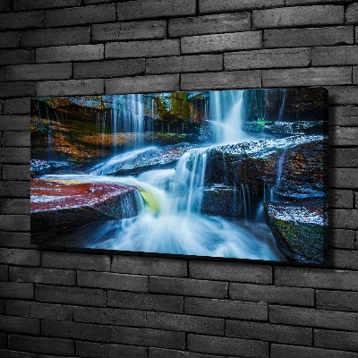 Foto quadro su tela Cascata tropicale