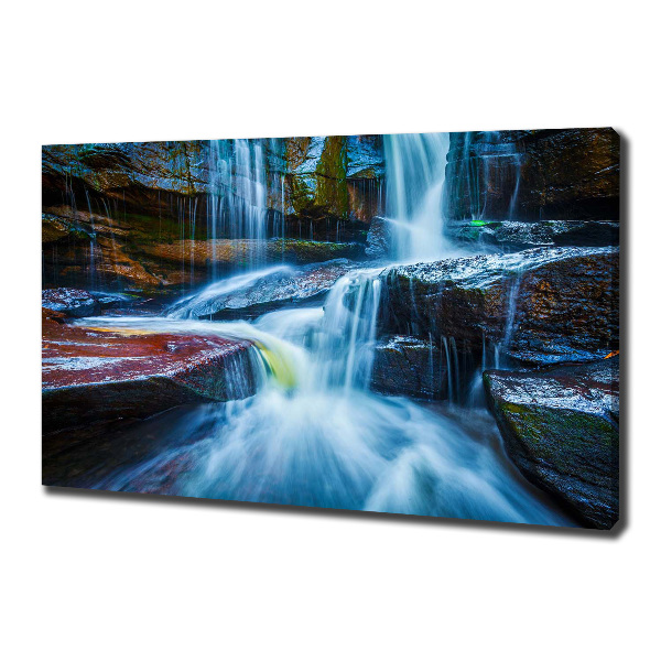 Foto quadro su tela Cascata tropicale