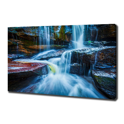 Foto quadro su tela Cascata tropicale