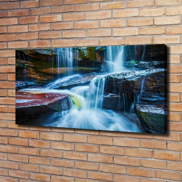 Foto quadro su tela Cascata tropicale