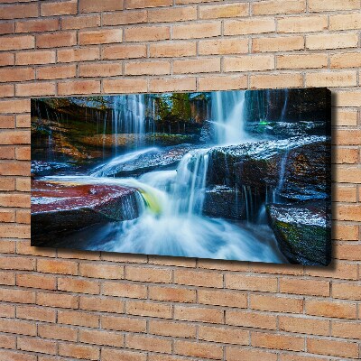 Foto quadro su tela Cascata tropicale