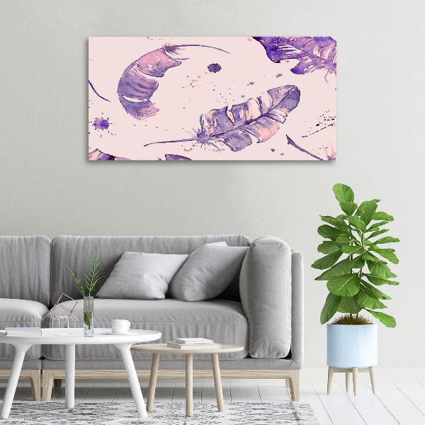 Quadro su tela Piume