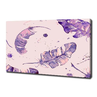 Quadro su tela Piume