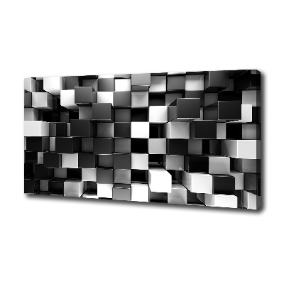 Foto quadro su tela Astrazione cubica