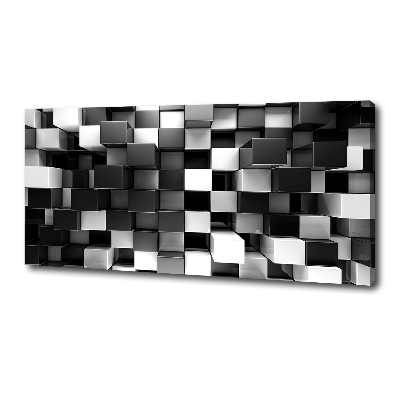 Foto quadro su tela Astrazione cubica