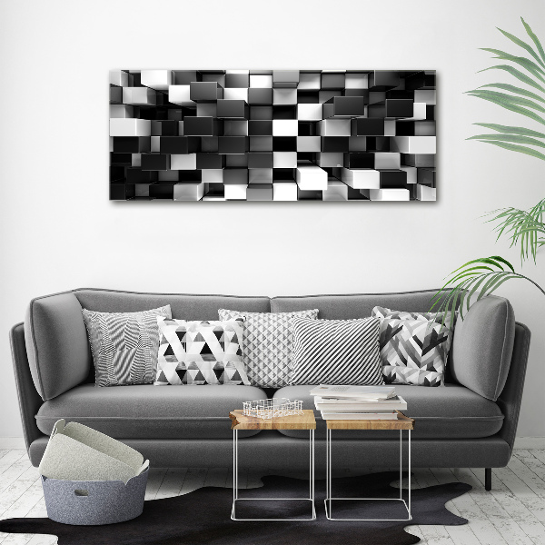 Foto quadro su tela Astrazione cubica