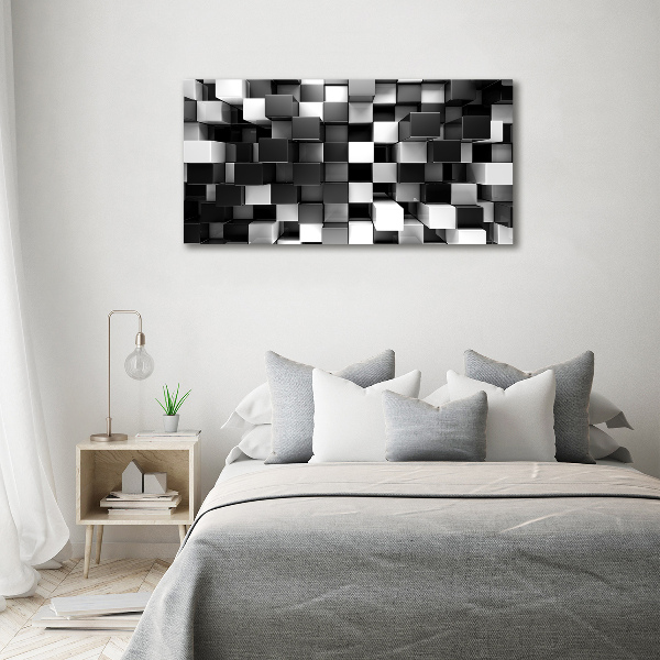 Foto quadro su tela Astrazione cubica