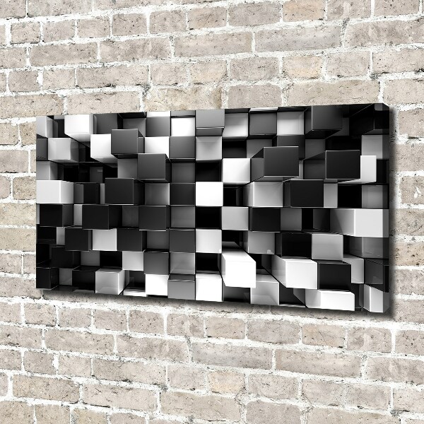 Foto quadro su tela Astrazione cubica