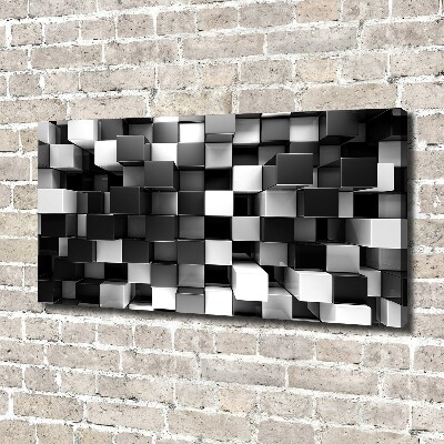 Foto quadro su tela Astrazione cubica