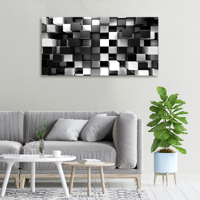 Foto quadro su tela Astrazione cubica