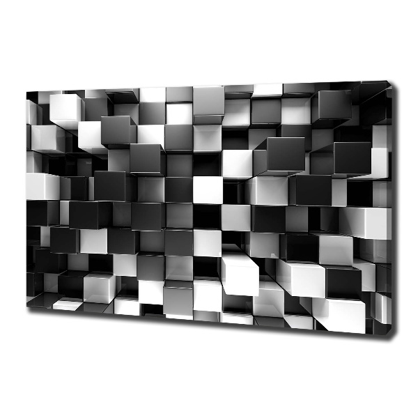 Foto quadro su tela Astrazione cubica
